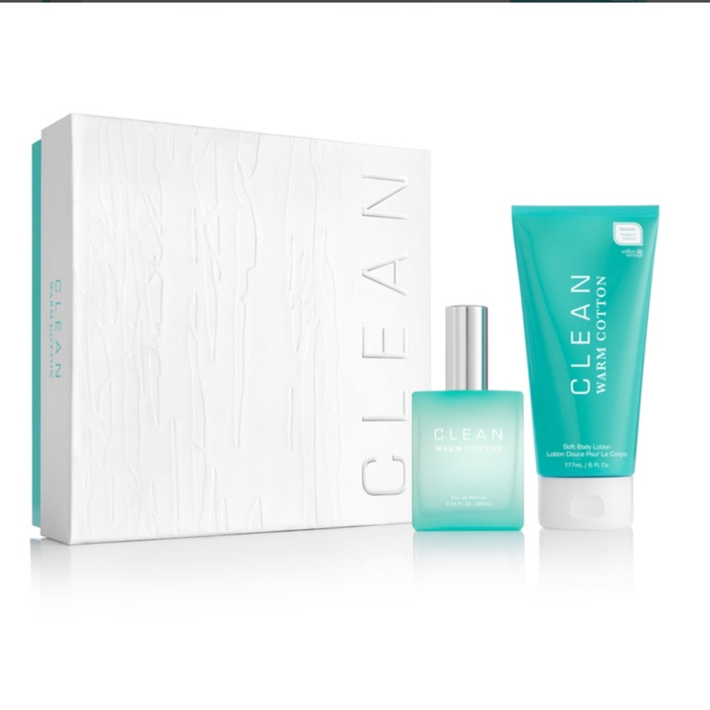 Clean Warm Cotton | body lotion and fragrance set